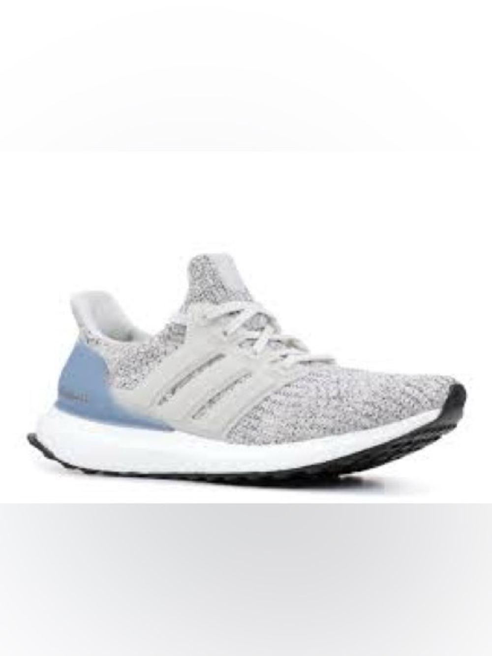 adidas Women's Light Gray Knit Running Shoes